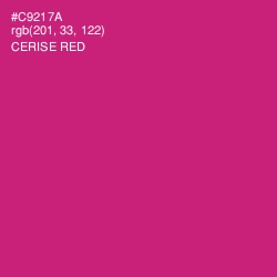 #C9217A - Cerise Red Color Image